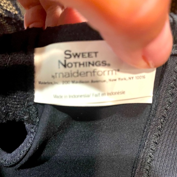SWEET NOTHINGS BY MAIDENFORM -36D - molded bra shapewear slip/ lingerie - Picture 13 of 14